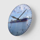 アルゴマソルト時計 ラウンド壁時計 (傾斜)