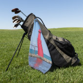 アルゴマピアヘッドライトゴルフタオル ゴルフタオル (グリーン)