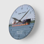 アルゴママリナー時計 ラウンド壁時計 (傾斜)