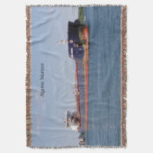 アルゴママリナー織り毛布 スローブランケット (正面縦)