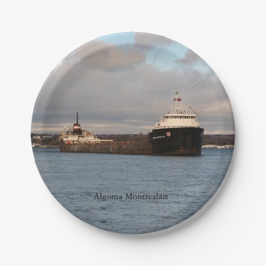 アルゴマモントリオレ紙プレート ペーパープレート (正面)