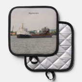 アルゴマリンポットホルダー 鍋敷き (正面/裏面)