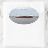 アルゴマ収穫機シール 楕円形シール (バッグ)