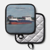 アルゴマ収穫機ポットホルダー 鍋敷き (正面/裏面)