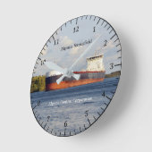 アルゴマ強靱帯時計 ラウンド壁時計 (傾斜)