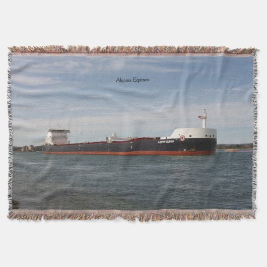 アルゴマ彼岸投げ毛布 スローブランケット (正面)