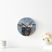 アルゴマ転送クロック ラウンド壁時計 (ホーム)