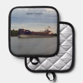 アルゴマ輸送ポットホルダー 鍋敷き (正面/裏面)