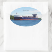 アルゴマ・ナイアガラステッカー 楕円形シール (バッグ)