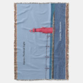 アルゴマ・ピアヘッド・ライト織り毛布 スローブランケット (正面縦)