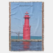 アルゴマ・ピアヘッド・ライト織り毛布 スローブランケット (正面縦)