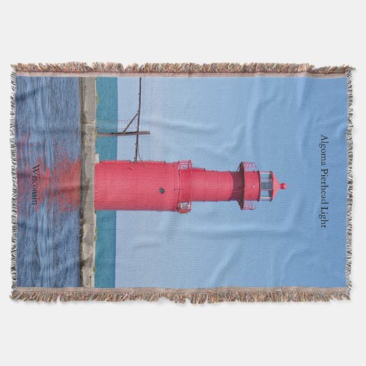 アルゴマ・ピアヘッド・ライト織り毛布 スローブランケット (正面)