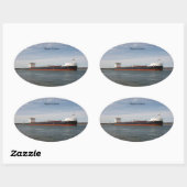 アルゴマEqunioxステッカー 楕円形シール (シート)