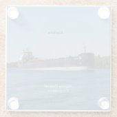 アルゴラクガラスのコースター ガラスコースター (裏面)