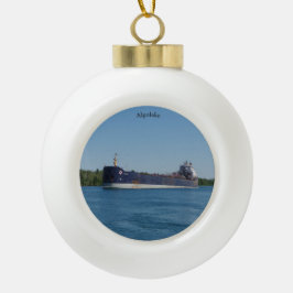 アルゴラクボールまたはスノーフレークオーナメント セラミックボールオーナメント