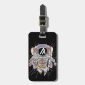 アルゴランド宇宙飛行士 – アルゴ暗号 ラゲッジタグ (正面縦)