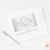 アルゴリおもしろいズム 長方形シール (封筒)