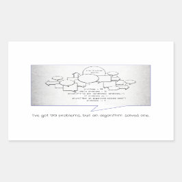 アルゴリおもしろいズム 長方形シール