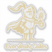 アルゴリズミアカスタムのキングダムカットビニールステッカー シール (正面)