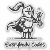 アルゴリズミアカスタムのキングダムカットビニールステッカー シール (正面)