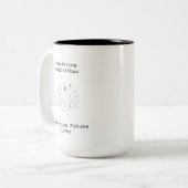 アルゴリズムの習得 人生の未来をマスターする ツートーンマグカップ (正面左)