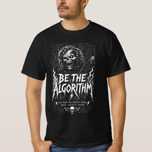 アルゴリズムバンド Tシャツ (正面)