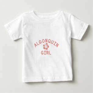 アルゴンキンピンクガール ベビーTシャツ