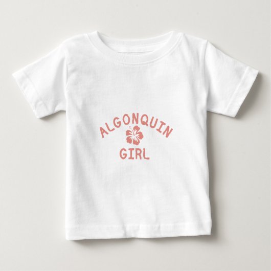 アルゴンキンピンクガール ベビーTシャツ (正面)