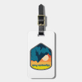アルゴンキンピークサンライズ ラゲッジタグ (正面縦)
