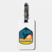 アルゴンキンピークサンライズ ラゲッジタグ (裏面縦)