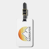 アルゴンキンピークレトロ ラゲッジタグ (正面縦)
