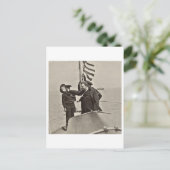 アルゴンキンブルムース社長テディ・ルーズベルト ポストカード (スタンド正面)