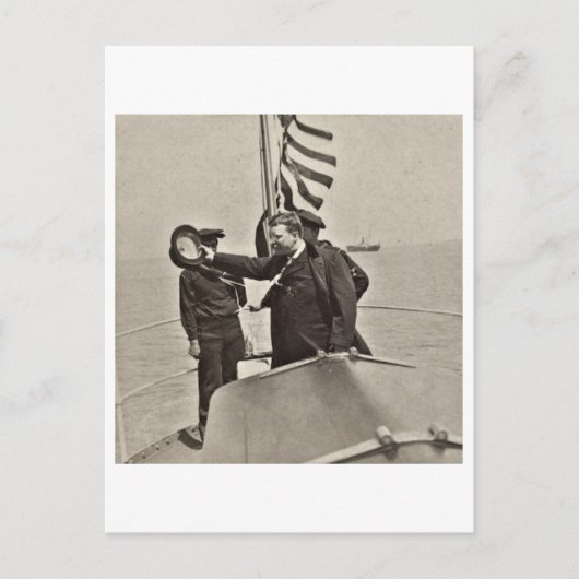 アルゴンキンブルムース社長テディ・ルーズベルト ポストカード (正面)