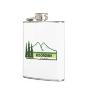 アルゴンキンプロヴィショナルパークグリーンストライプ フラスク (左)