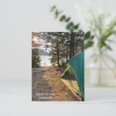 アルゴンキン公園のテントのはがき ポストカード (スタンド正面)