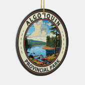 アルゴンキン地方パークトラベルアートヴィンテージ セラミックオーナメント (右)