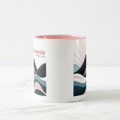 アルゴンキン地方公園カラーヒルズ ツートーンマグカップ (中央)