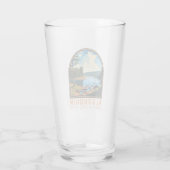 アルゴンキン地方公園旅行アートバッジ タンブラーグラス (裏面)