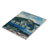 アルゴンキン地方絵を描公園ズバイAJカソン タイル (側面)