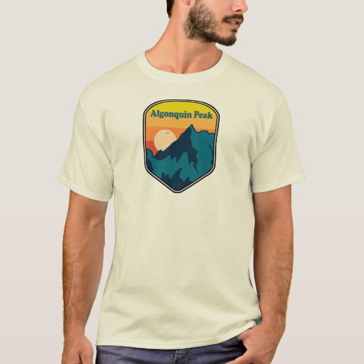アルゴンキン峰の日の出 Tシャツ (正面)