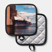 アルゴンツポットホルダー 鍋敷き (正面/裏面)