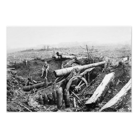 アルゴンヌ前世界大戦ヴィンテージ フォトプリント            (正面)