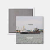 アルゴンマリン磁石 マグネット (正面/裏面)