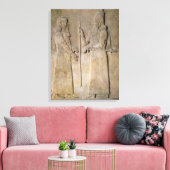 アルゴンIIとビジェを描いたレリーフ、 浮き彫り キャンバスプリント (インサイチュ (リビング))