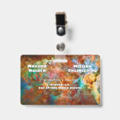 アルゴ・ナビ座の心星雲 バッジ (正面 (クリップ付))