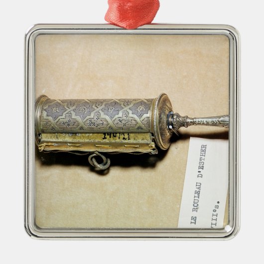 アルザスからのMegillahの場合、 メタルオーナメント (正面)