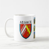 アルザスのコーヒーか茶マグ コーヒーマグカップ (左)