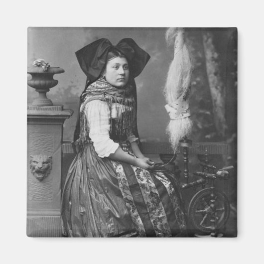 アルザスの衣装 マグネット (正面)