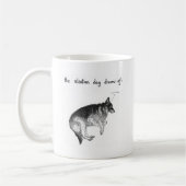 アルザスを夢を見ること コーヒーマグカップ (左)