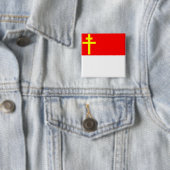 アルザスロレーヌ、フランスのの共和国旗 缶バッジ (インサイチュ)